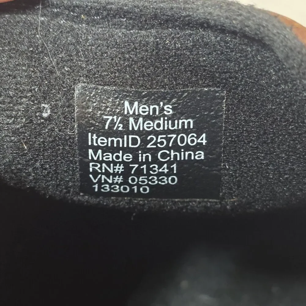 L.L. Bean Comfort Moc II Slip On Men’s 7.5M Brown Leather Shoes 257064
